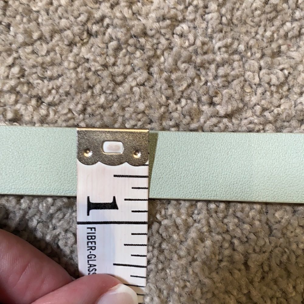 Women’s Green Belt with Silver Buckle Size L NWOT - Picture 3 of 4